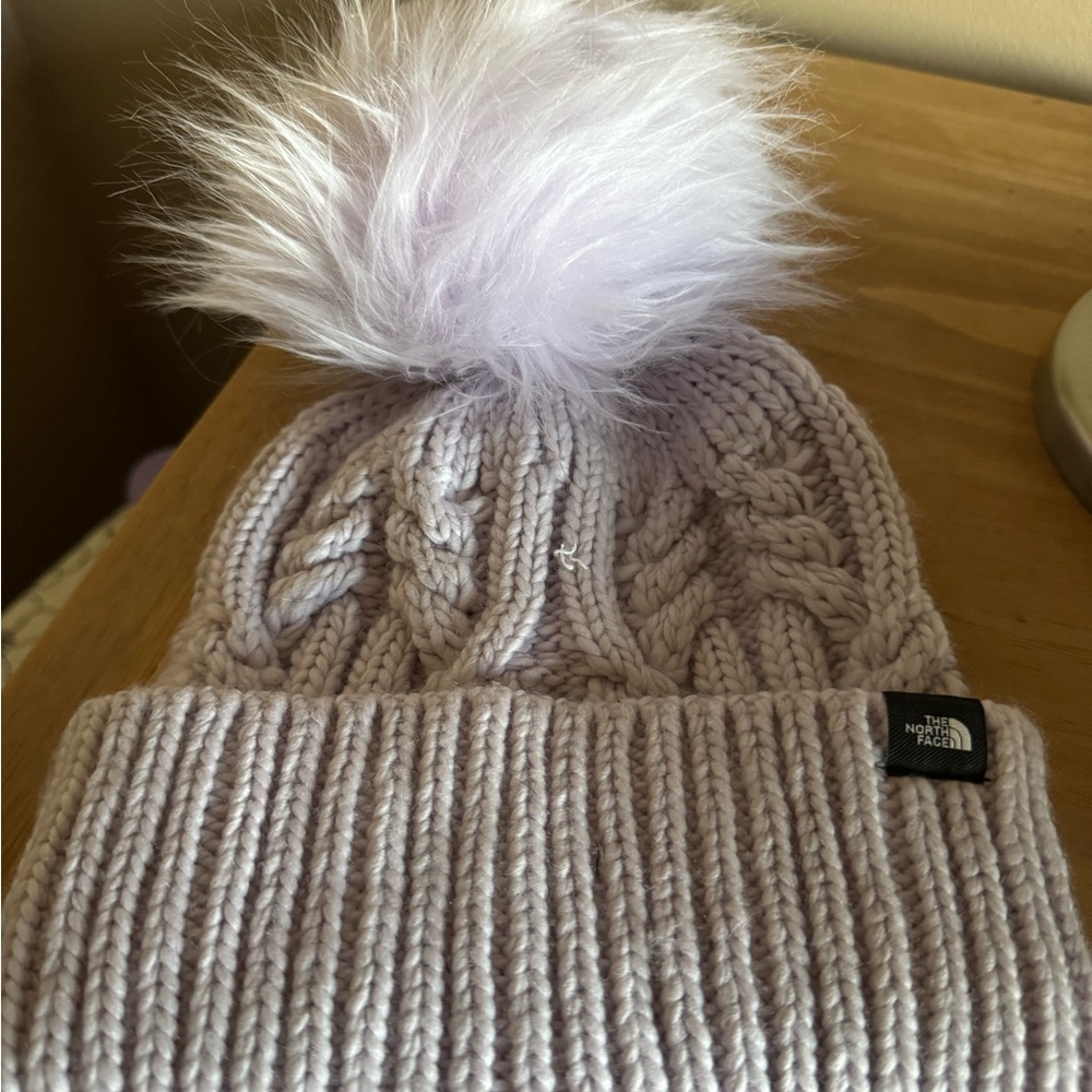 The North Face Women Lavender Knit Beanie